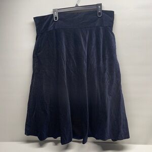 JIBRI WOMENS PLUS SIZE VELVET SKIRTS SIZE 2 mini polka dot